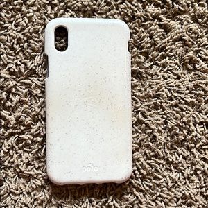 White Pela case for iPhone XR